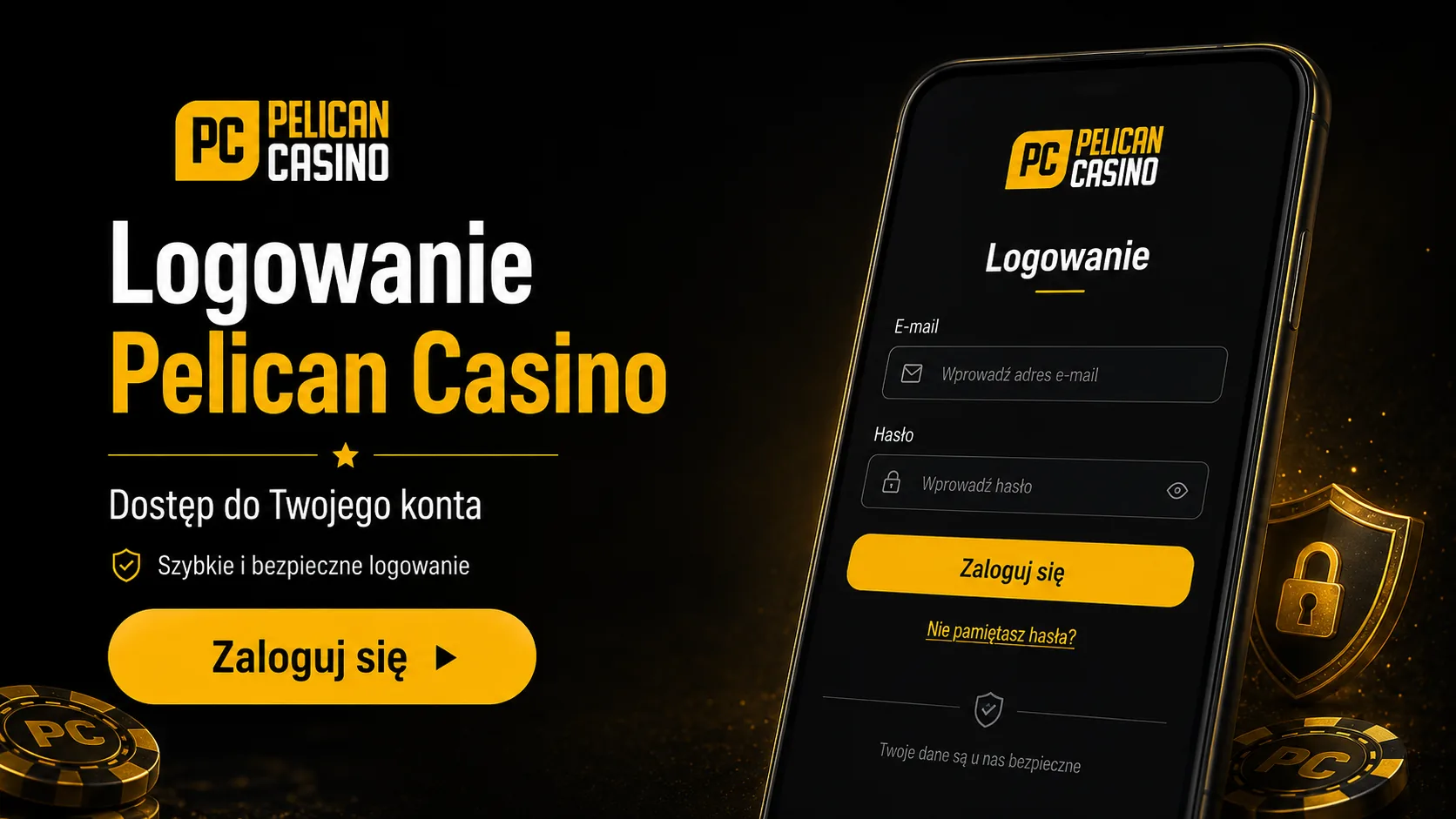 Pelican Casino Login - Logowanie do Konta
